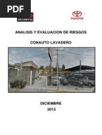 Analisis de Peligros y Riesgos Toyota Lavadero