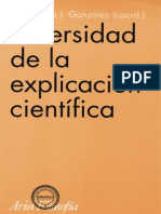 Gonzalez Wenceslao J - Diversidad de La Explicacion Cientifica