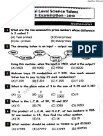 NSTSE 2012 Question Paper For Class 5