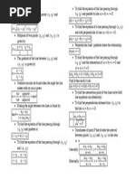 Coordinate Geometry Formulas