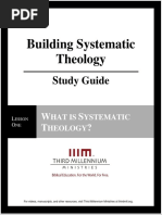 Building Systematic Theology - Lesson 1 - Study Guide