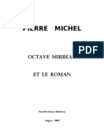 Pierre Michel, "Octave Mirbeau Et Le Roman"