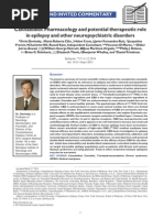 2014 Epilepsia Devinsky Et Al Cannabidiol Pharmacology and Potential Therapeutic Role