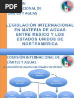 Legislación Internacional en Materia de Aguas Entre México y Estados Unidos de Norteamérica, Joel García