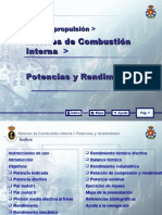 Motores de Combustion Interna 06 Potencias y Rendimientos