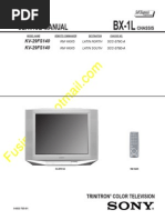 Sony KV-29FS140 Diagrama