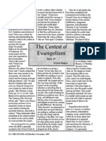 1995 Issue 10 - The Context of Evangelism: Acts 17 - Counsel of Chalcedon