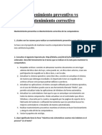 Mantenimiento Preventivo Vs Mantenimiento Correctivo