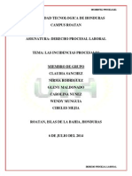 Informe Incidentes