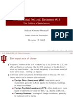 Lecture 14 Politics Imbalances