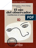 Watzlawick, Paul y Krieg, Peter, (Comps.) - El Ojo Del Observador