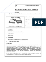 Componentes Sólidos Inorgánicos Del Suelo