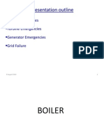 Presentation Outline: Boiler Emergencies Turbine Emergencies Generator Emergencies Grid Failure