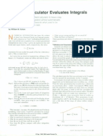 Handheld Calculator Evaluates Integrals - Kahan HPJ 1980-08