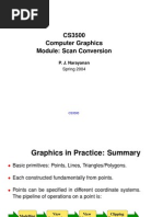 CS3500 Computer Graphics Module: Scan Conversion: P. J. Narayanan