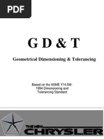 Geometrical Dimensioning & Tolerancing: Based On The ASME Y14.5M - 1994 Dimensioning and Tolerancing Standard