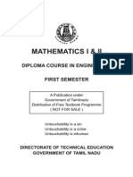 Sem - 1 - Engineering Maths - I & II