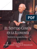 El Sentido Com N en La Econom A Hernan Echavarria Olozaga