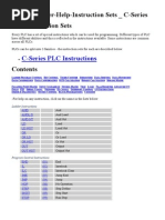 CX Programer-Help-Instruction Sets - C-Series