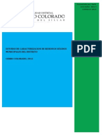 ANEXO #03 - Estudio de Caracterización de Residuos Sólidos MDCC-2012