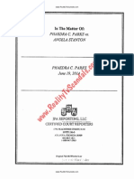 Phaedra Parks Deposition Took Place in July of 2014