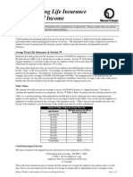 Understanding Life Insurance and Imputed Income: Table 1 Rates