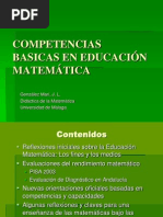 Ponencia Competencias Basicas en Educacion Matematica