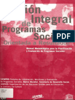 Gestion Integral de Programas Sociales SIEMPRO Parte 1