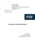 2do Trabajo de Hidro... Electrolisis Del Alumino