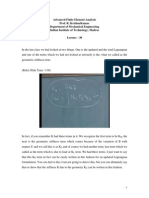 Advanced Finite Element Analysis Prof. R. Krishnakumar Department of Mechanical Engineering Indian Institute of Technology, Madras Lecture - 30