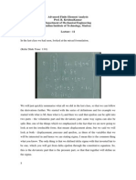 Advanced Finite Element Analysis Prof. R. Krishnakumar Department of Mechanical Engineering Indian Institute of Technology, Madras Lecture - 11