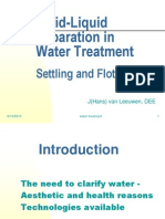 Sedimentation and Flotation