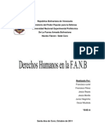 Derechos Humanos FANB