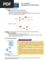 01 Chemical Foundations Ap Chem Summer