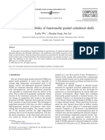 Thermoelastic Stability of Functionally Graded Cylindrical Shells