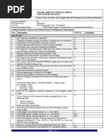 Coding Standards Check List For Balfour Beatty Development/Customisation S.No Description Y/N/N.A Comments SQL/PLSQL