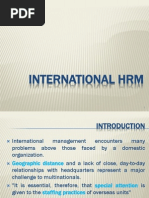 International HRM