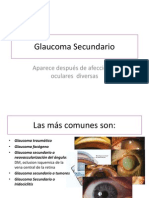 Glaucoma Secundario