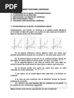 Continuidad de Funciones Reales