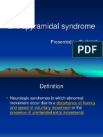 Extrapyramidal syndrome: Presented by Ri 范玉華