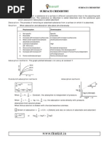 Surface Chemistry