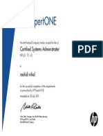 Certified Systems Administrator: HP-UX 11i v3