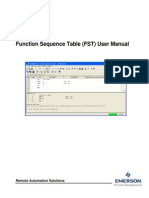 Function Sequence Table (FST) User Manual: Form Number A4625