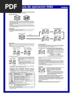 Guia de Operacion Casio 5082