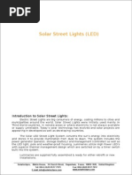 SolarLED Street Light System