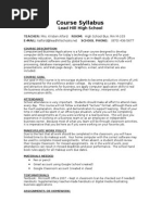 Cba Syllabus Lhs