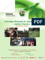 Estrategia Municipal de Adaptación Al Cambio Climatico: Las Sabanas, Madriz, Nicaragua