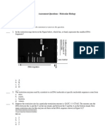 Multiple Choice Questions On Molecular Biology