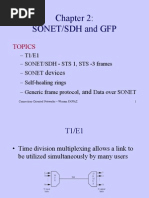 Sonet/Sdh and GFP: Topics