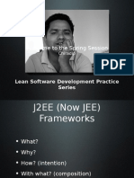 Welcome To The Spring Session: Lean Software Development Practice Series